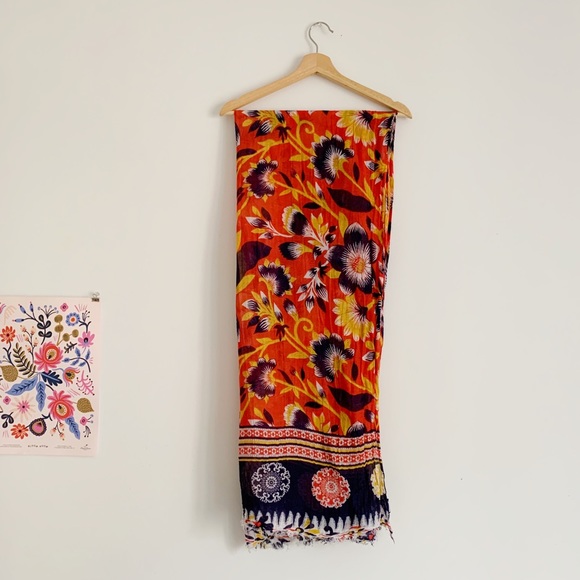 J. Crew Accessories - J.Crew tropical floral scarf